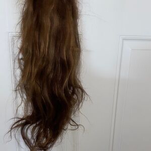 Natural Brown Human hair wig never worn